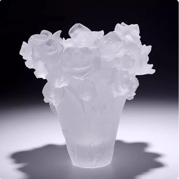 Light-luxury Rose Vase For Living Roomsartistic Floral Arrangement Decor