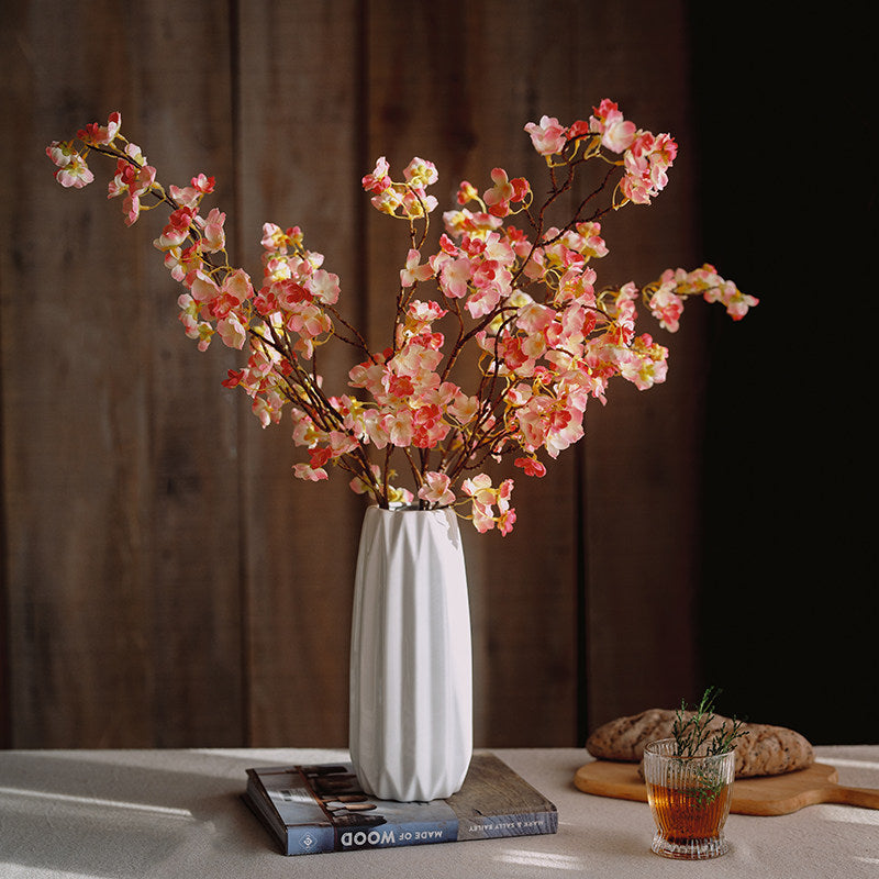 High-end Light-luxury Restaurant Decor Simulated Peach Blossom Branch