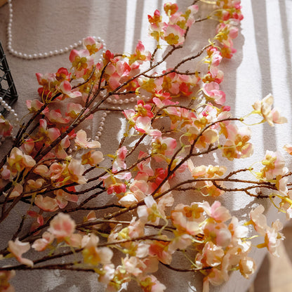 High-end Light-luxury Restaurant Decor Simulated Peach Blossom Branch